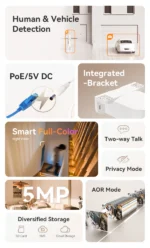 Imou PS2M 3K - 5MP Wired PoE Indoor Smart Camera - Image 3