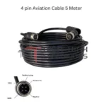 4 Pin Aviation Extension Cable 5 Meter