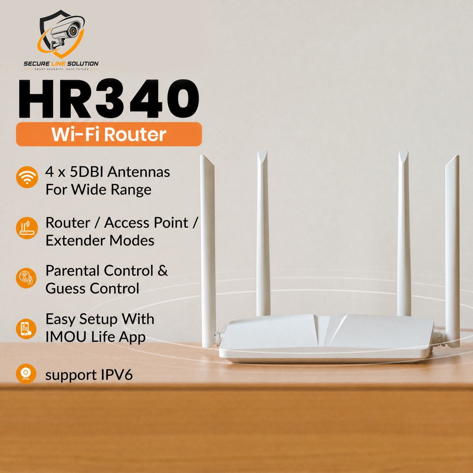 f98f0ad3-87e5-47b2-a76a-14b39b8f0c86 HR340 Wi-Fi Router - Image 1